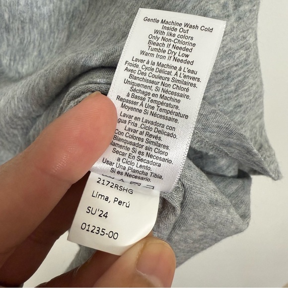 Evereve Nation LTD Paulette Cotton Tank in Heathergrey Size Medium - Picture 5 of 6